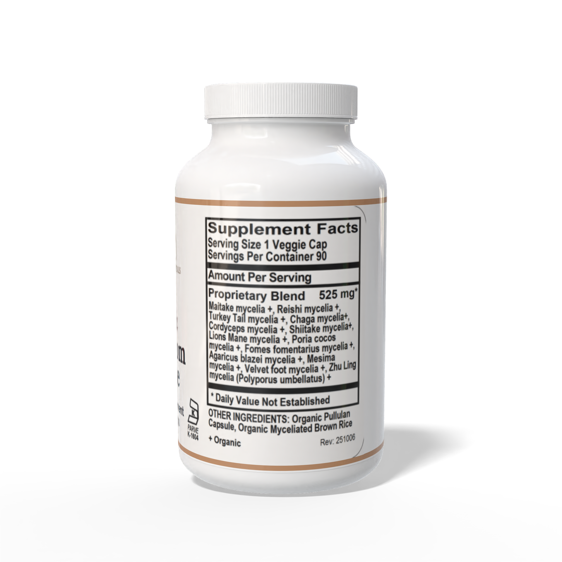 Mushroom Immune Organic Capsules